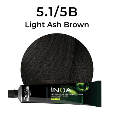 L'OREAL - INOA_Inoa 5.1/5B Light Ash Brown_Cosmetic World